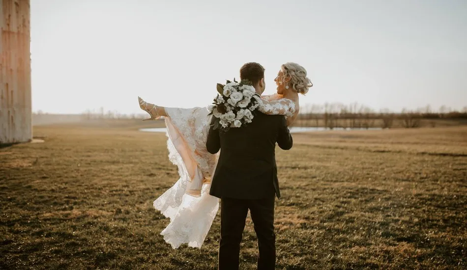 Gallery image of bride and groom